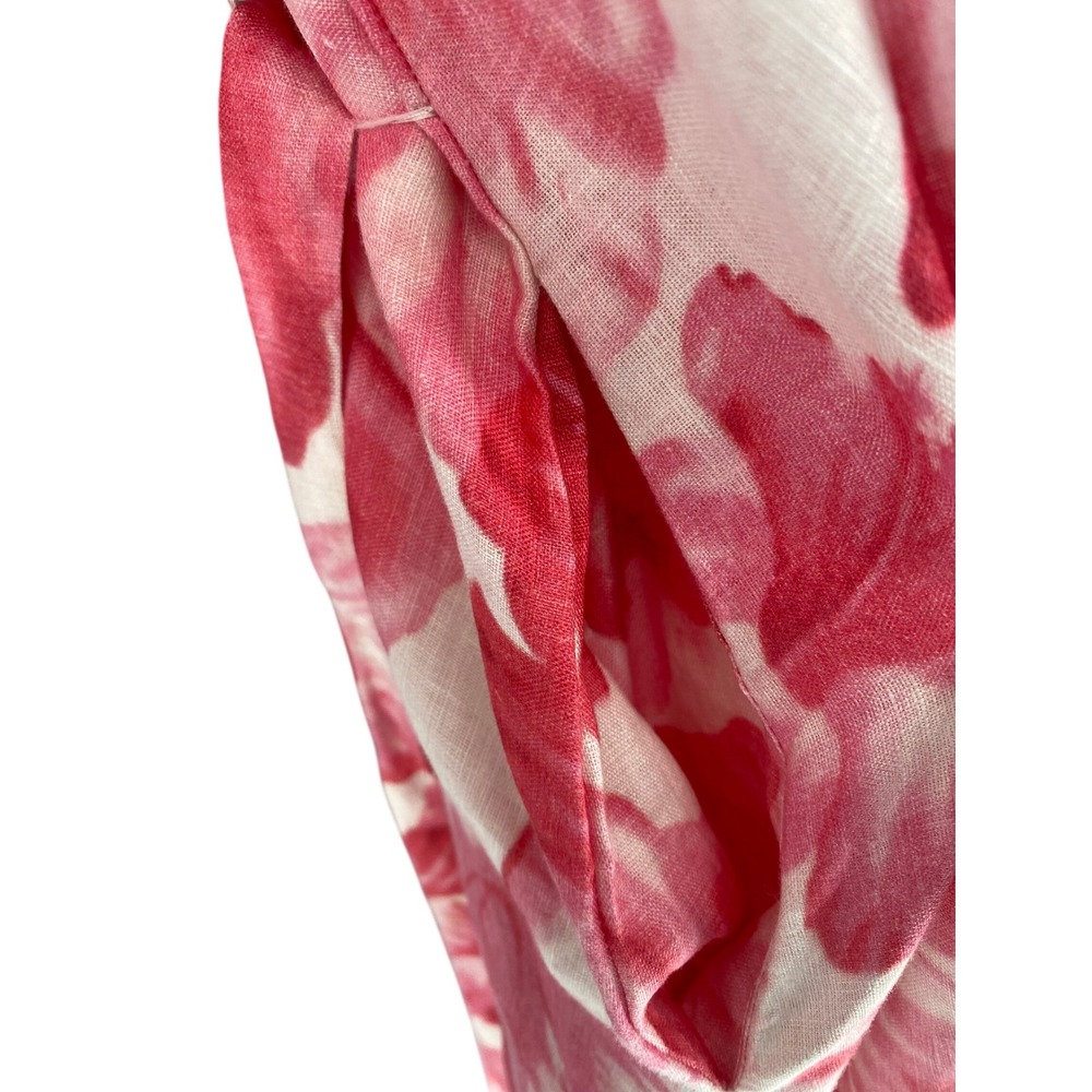 La Boheme Girls Camila Maxi Dress Aloha Pink Floral Button Front One Size NWT - Picture 15 of 16